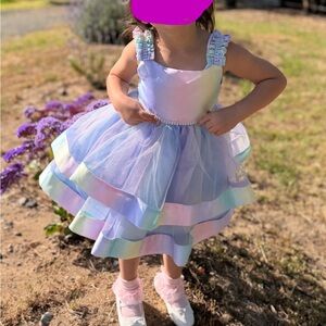 Blueberi Boulevard Pastel Kids Formal Dress